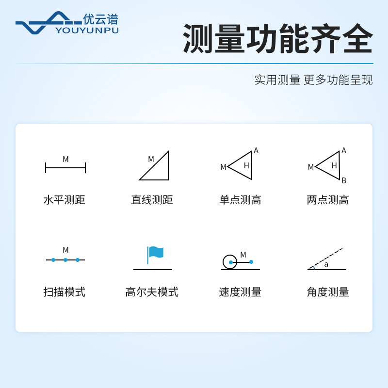 手持式激光測(cè)距測(cè)高儀